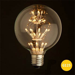 Ретро лампа LED G125  фото 1
