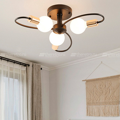 Потолочная люстра Open Bulb Ceiling Light E фото 15