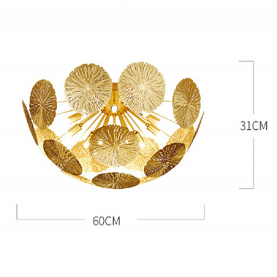 Потолочный светильник GLOBAL VIEWS LILY PAD ceiling lamp фото 3