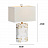 Настольная лампа Table lamp White gold фото 2