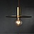 Минималистский подвесной светильник в стиле лофт ROFF Латунь фото 4