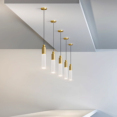 Подвесной LED светильник GELIS Латунь фото 16