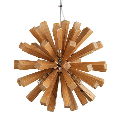 Loft Wooden Sputnik 55 см  Каштановый фото 3