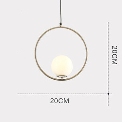 Светильник HOOP Globe 20 см  Хром фото 5