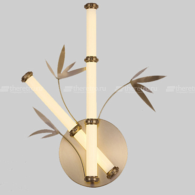Настенный светильник в японском стиле Бамбук Japanese Style Bamboo Wall Lamp-2 A фото 15