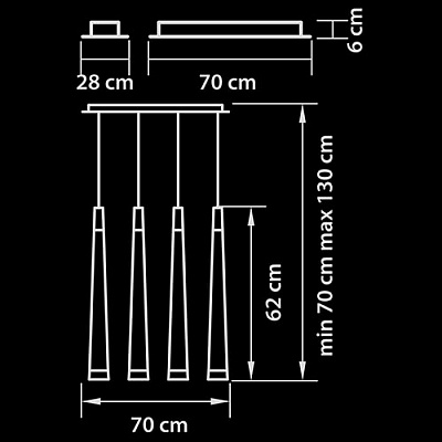Подвесной светильник LED фото 11