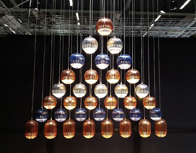 Tom Dixon Fin Light Round Серебро (Хром) фото 9