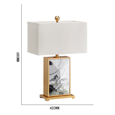 Светильник настольный Ritz Marble SQ Table фото 4