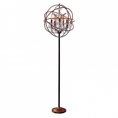 Foucault Orb Crystal Floor Lamp Черный фото 3