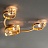 Потолочный светильник в форме дуги с круглыми плафонами в виде кристаллов на золотых кольцах ADONICA ARCH фото 9