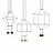 Серия геометрических трансформируемых потолочных светильников VIBIA 6 плафонов  фото 8