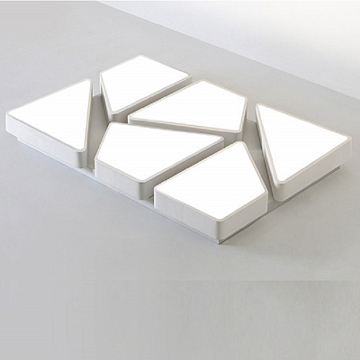 Накладной светодиодный светильник Tile Черный A фото 15