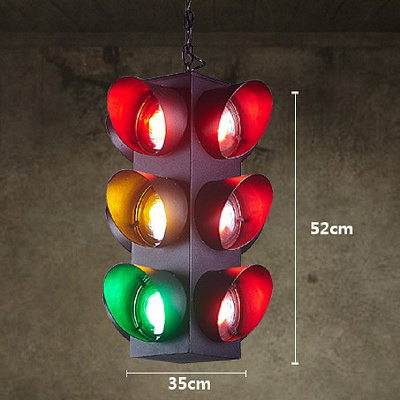 Подвесной светильник Светофор Loft Traffic Light Pendant фото 9