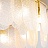 Круглый потолочный светильник с плафоном из рельефных подвесок округлой формы AINA 60 см   фото 7