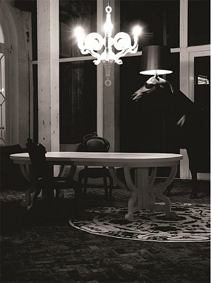 Moooi Smoke Chandelier 3 плафона Белый фото 5