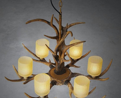 Vintage Deer Chandelier  фото 1
