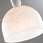 Серия подвесных светильников с разнотипными фигурными плафонами округлой формы из белого мрамора MIEL фото 11