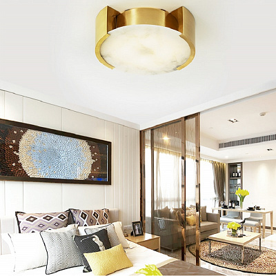Потолочный светильник Melange Small Flush Mount Lamp designed by Kelly Wearstler фото 10