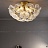 Потолочная люстра в стиле постмодерн со стеклянными элементами MONTEREY 3 лампы фото 6