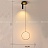 Серия подвесных светодиодных светильников со светящимися плафонами в виде геометрических фигур и дополнительным поворотным плафоном на потолочной чаше STRING С черный фото 4