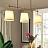 Потолочный реечный светильник в американском стиле CHRISTOPHER Серый Золотой фото 3