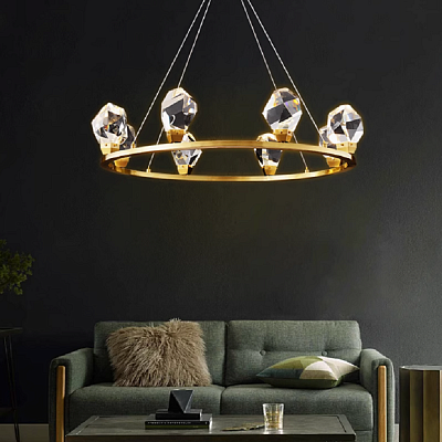 Кольцевые люстры и светильники CRISTEL R фото 7