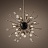 Постмодернистская люстра в гостиную BLAZE Серебро (Хром) фото 4
