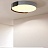 Светодиодный потолочный светильник в скандинавском стиле ABEND Серый фото 8
