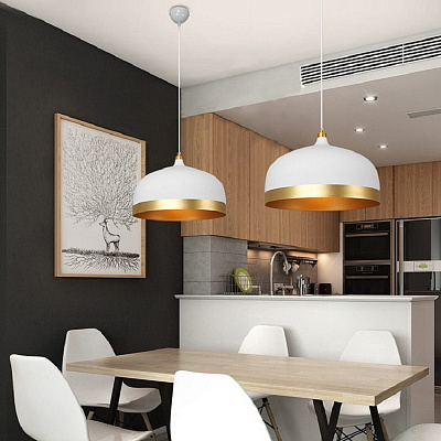 Подвесной светильник Cone Lux Pendant White фото 8