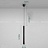 Подвесной светодиодный светильник с черным металлическим плафоном цилиндрической формы WINFRED фото 2