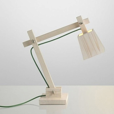 Loft Wood Lamp фото 7