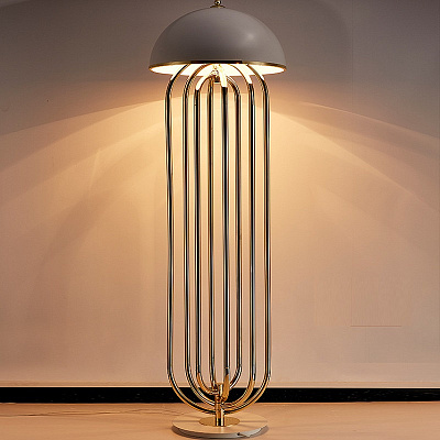 Торшер Delightfull Turner Floor Light Медный Белый фото 10