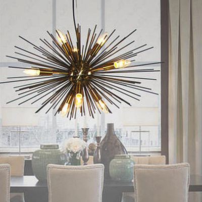 Люстра Astra Chandelier Sputnik 50 см  черный фото 8