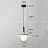 Серия подвесных светильников с матовым шарообразным плафоном и выгнутым дисковидным абажуром BOTEIN C фото 2