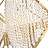 Люстра Ritz Crystall Leaf Chandelier 8 плафонов Золотой фото 11