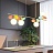 Реечный светильник с шарообразными матовыми плафонами и декоративными дисками MATISSE LONG фото 8
