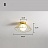 Потолочный светильник с шарообразным плафоном и двойным сетчатым абажуром JARDIN фото 4