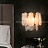 Настенный светильник с декором из рельефного стекла с дымчато-белым узором JULIS WALL фото 15