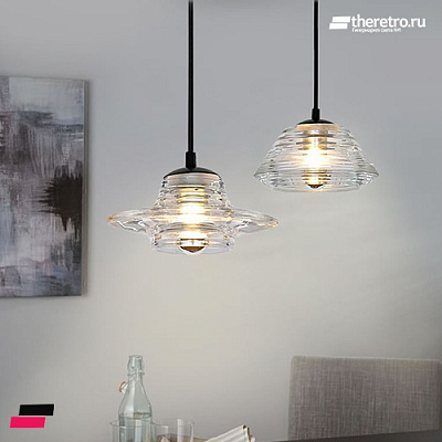 Подвесной светильник Pressed Glass Tube B фото 8