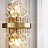 Серия настенных светильников с декоративными стеклянными камнями кубической, шарообразной и неправильной формы RUFINA фото 9