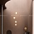 Серия подвесных светодиодных светильников с фигурными плафонами из белого нефритового стекла на закольцованном металлическом каркасе ALDA RING фото 5