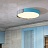 Светодиодный потолочный светильник в скандинавском стиле ABEND Голубой фото 4
