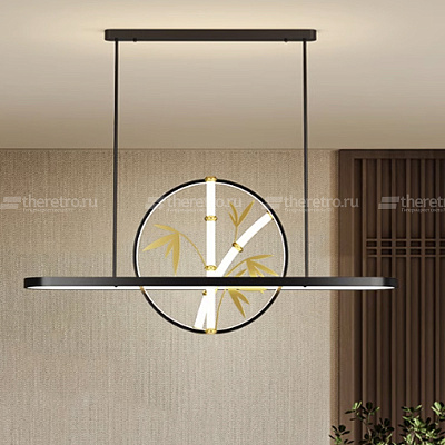 Подвесной светильник в японском стиле Бамбук Japanese Style Bamboo Wall Lamp-2 A фото 6