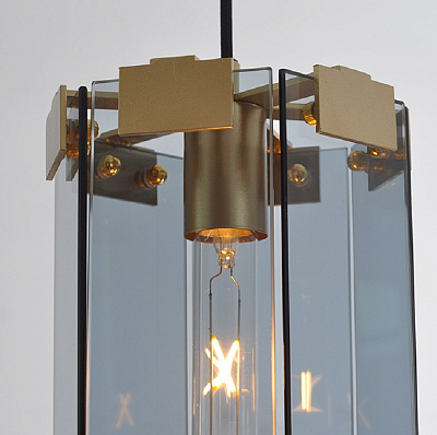Люстра Gray Glass Pendant Lamp фото 11