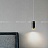 Серия подвесных светильников с металлическими плафонами цилиндрической формы разной высоты VAN A белый фото 7