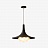 Подвесной светильник с абажуром из металла и плафонами из стекла YIELD фото 2