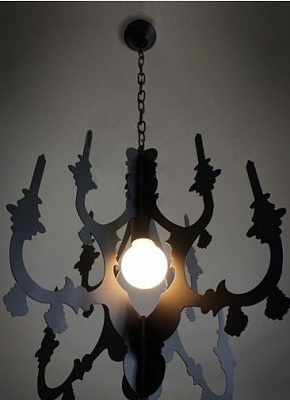 Vintage Flat Chandelier фото 3