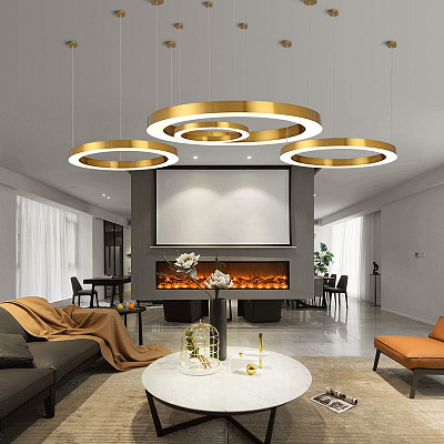Светильник в виде колец Light Ring 100 см  A фото 3