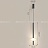 Подвесной светодиодный светильник с фигурным матовым плафоном эллиптической формы на вертикальном трубчатом каркасе CURSA фото 3