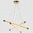 Дизайнерская светодиодная люстра на струнном подвесе VIDAGO WAND фото 2